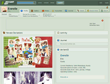 Tablet Screenshot of everelle.deviantart.com