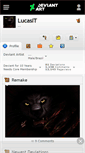 Mobile Screenshot of lucasit.deviantart.com