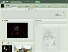 Tablet Screenshot of lucasit.deviantart.com