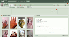 Desktop Screenshot of melted7.deviantart.com