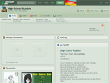 Tablet Screenshot of high-school-rumble.deviantart.com