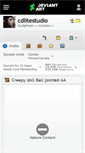 Mobile Screenshot of cdlitestudio.deviantart.com