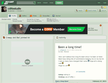 Tablet Screenshot of cdlitestudio.deviantart.com