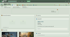 Desktop Screenshot of digital-white.deviantart.com
