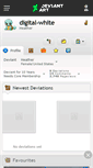 Mobile Screenshot of digital-white.deviantart.com