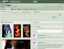 Tablet Screenshot of defraggler.deviantart.com