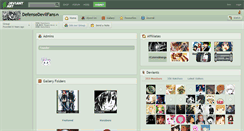 Desktop Screenshot of defensedevilfans.deviantart.com