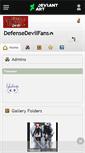 Mobile Screenshot of defensedevilfans.deviantart.com