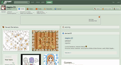 Desktop Screenshot of mayru-23.deviantart.com