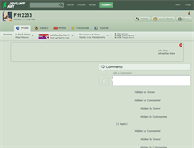 Tablet Screenshot of f112233.deviantart.com