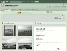 Tablet Screenshot of opportune-moment.deviantart.com