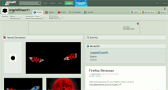 Desktop Screenshot of angelofchaos91.deviantart.com