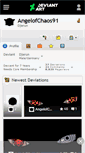 Mobile Screenshot of angelofchaos91.deviantart.com