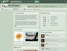 Tablet Screenshot of fans-of-octane.deviantart.com