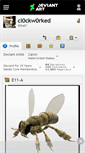 Mobile Screenshot of cl0ckw0rked.deviantart.com