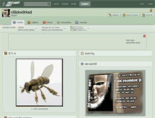 Tablet Screenshot of cl0ckw0rked.deviantart.com