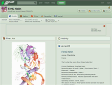 Tablet Screenshot of feral-ne0n.deviantart.com