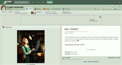 Desktop Screenshot of cryptic-alchemist.deviantart.com