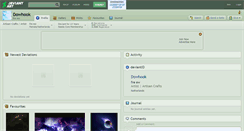 Desktop Screenshot of dowhook.deviantart.com