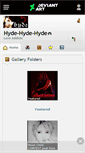 Mobile Screenshot of hyde-hyde-hyde.deviantart.com