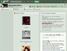 Tablet Screenshot of hyde-hyde-hyde.deviantart.com