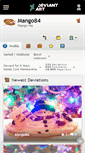 Mobile Screenshot of mango84.deviantart.com