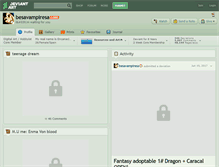 Tablet Screenshot of besavampiresa.deviantart.com