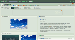 Desktop Screenshot of flyinghyrax.deviantart.com