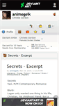 Mobile Screenshot of animegeik.deviantart.com