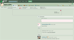 Desktop Screenshot of music-x-rose.deviantart.com