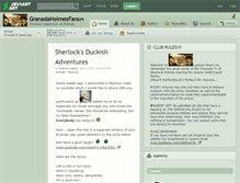 Tablet Screenshot of granadaholmesfans.deviantart.com