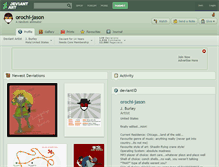 Tablet Screenshot of orochi-jason.deviantart.com