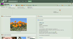 Desktop Screenshot of lifeluver.deviantart.com