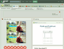 Tablet Screenshot of krlos13.deviantart.com