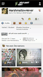 Mobile Screenshot of marshmallow4ever.deviantart.com