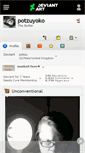 Mobile Screenshot of potzuyoko.deviantart.com