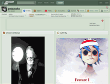 Tablet Screenshot of potzuyoko.deviantart.com