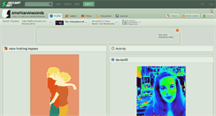 Desktop Screenshot of americananaconda.deviantart.com