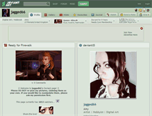 Tablet Screenshot of jagged66.deviantart.com