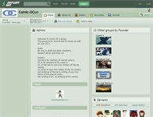 Tablet Screenshot of comic-ocs.deviantart.com