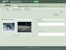 Tablet Screenshot of jay8ball.deviantart.com