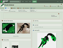 Tablet Screenshot of drunk-science.deviantart.com