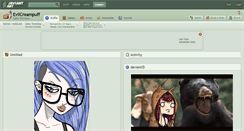 Desktop Screenshot of evilcreampuff.deviantart.com