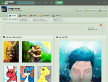 Tablet Screenshot of dragonmax.deviantart.com