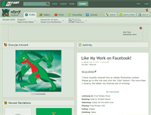 Tablet Screenshot of nfjrrjf.deviantart.com