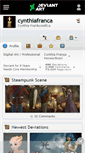 Mobile Screenshot of cynthiafranca.deviantart.com