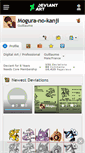 Mobile Screenshot of mogura-no-kanji.deviantart.com
