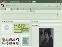 Tablet Screenshot of mogura-no-kanji.deviantart.com