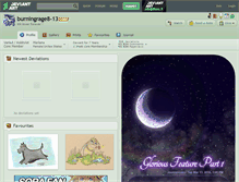 Tablet Screenshot of burningrage8-13.deviantart.com