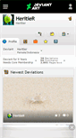 Mobile Screenshot of heritier.deviantart.com